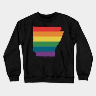 Arkansas State Rainbow Crewneck Sweatshirt